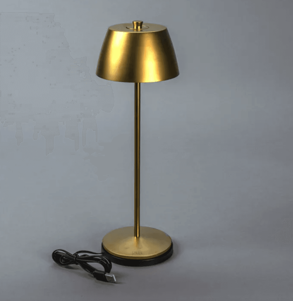 Trend Collection Eze USB Bordlampe Matt Messing