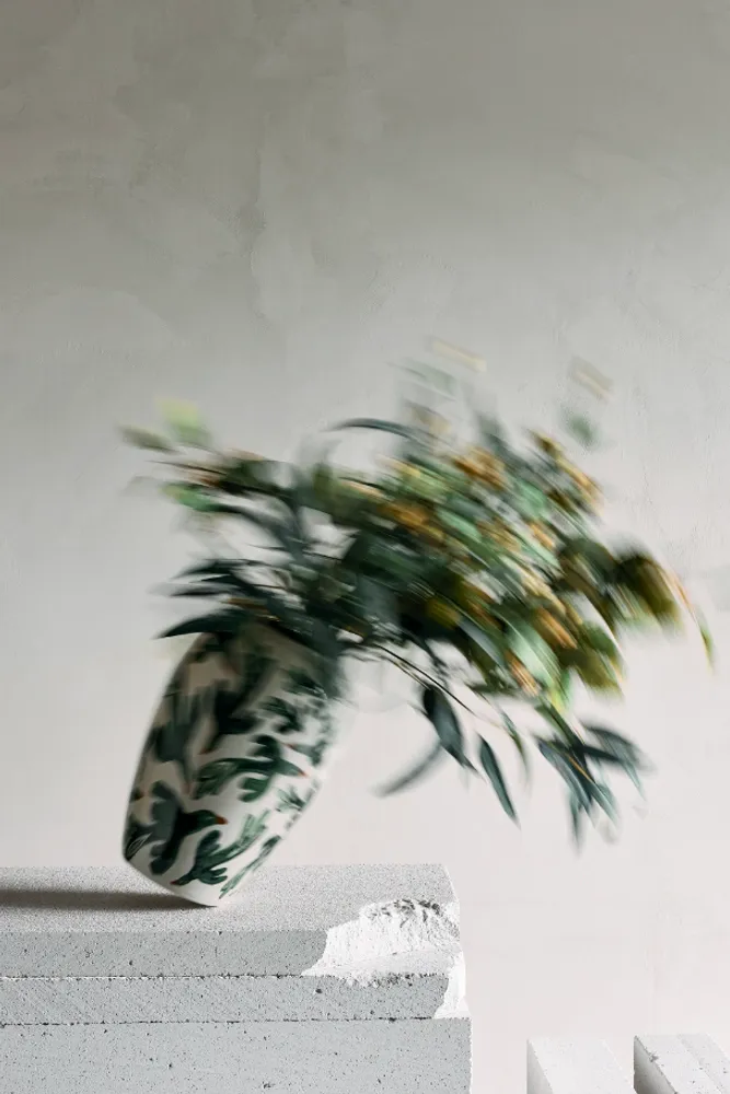 Bloomingville Birdliva Vase Grønn 33 cm