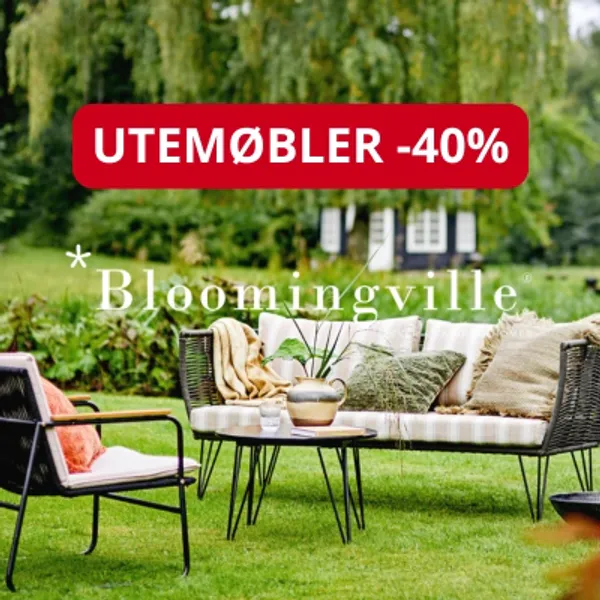 Kampanje på utemøbler fra Bloomingville.