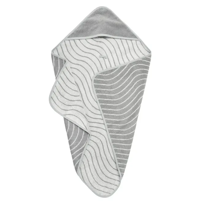 Hovedbilde Leander Woodland Håndkle m/hette Cool Grey