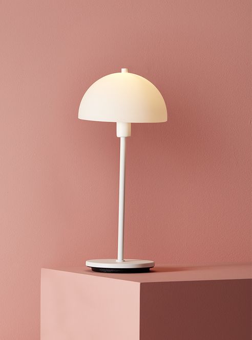 Hovedbilde Herstal Vienda X Bordlampe Hvit / Glass