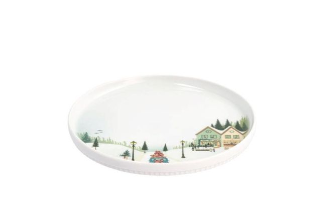 Hovedbilde Pillivuyt Vinter Asjett Hvit 20 cm.