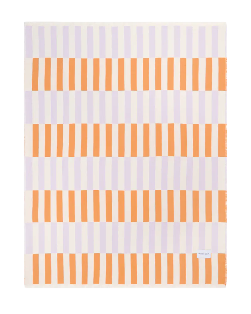 Maison Deux Tiles Pledd Oransje/Lilla
