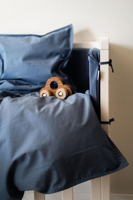 Hovedbilde Cozy Sengesett Til Barn Dyp Blå 100% Økologisk ...