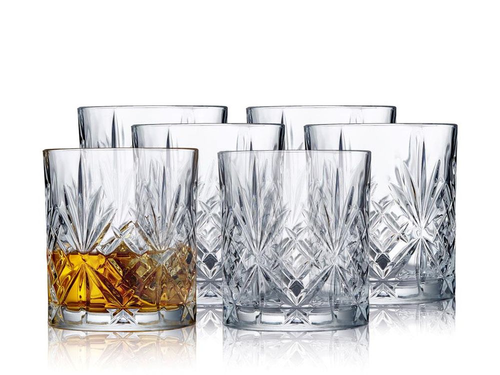 Lyngby Glass Melodia Whisky 31cl 6 stk krystall.