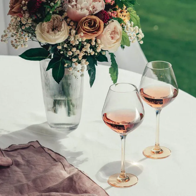Hovedbilde Hadeland Glassverk Odysse Rose' 50 cl 2 pk