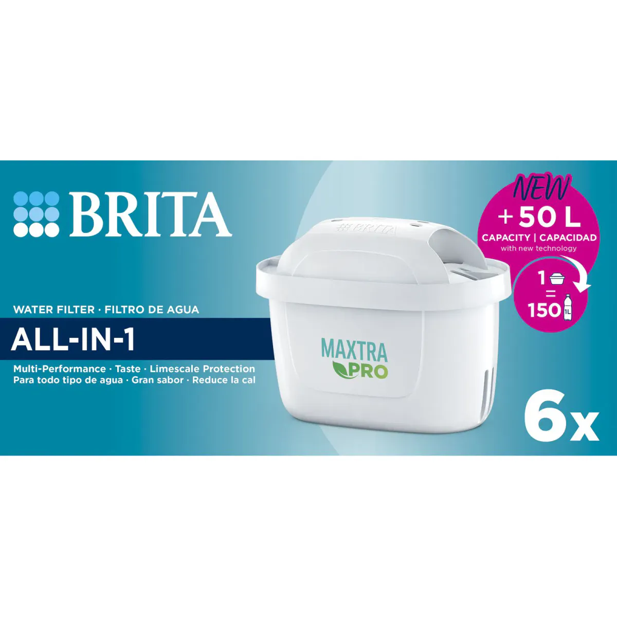 Brita Maxtra Pro Vannfilter 6-pakk