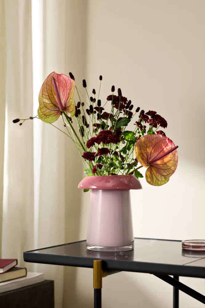 Holmegaard Soma Vase Rosa/Terracotta H22,5 cm