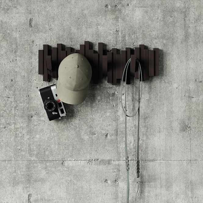 Hovedbilde Umbra Sticks 5 knaggrekke espresso