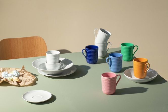 Hovedbilde Lyngby Porcelæn Rhombe Color Kopp med hank 33 cl ...