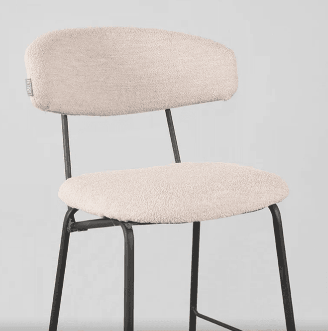 Hovedbilde Trend Collection Zack Barstol Lav Natur Bouclé
